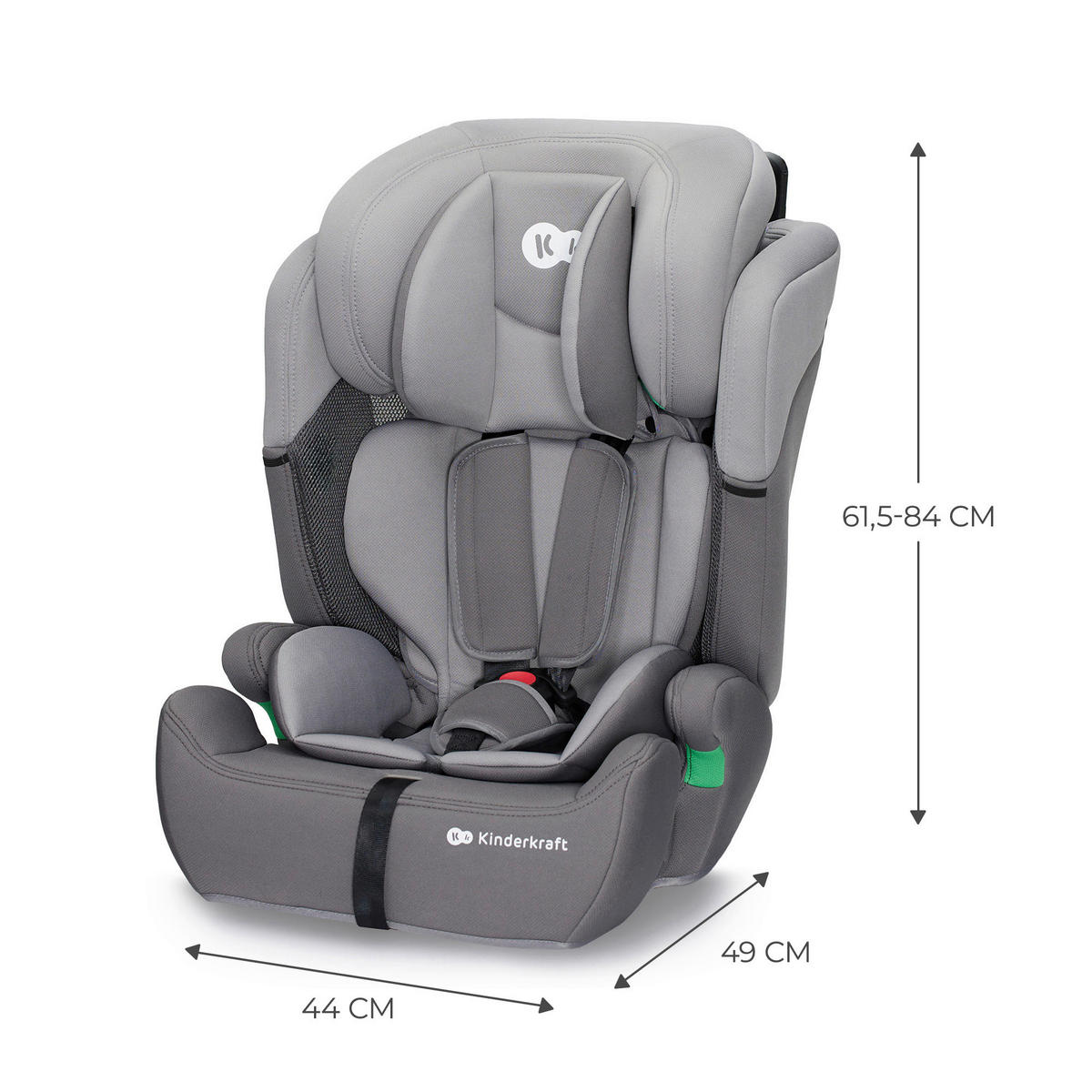 KINDERAUTOSITZ Comfort Up i-Size  - Hellgrau/Grau, Basics, Kunststoff (44/84/49cm) - kinderkraft
