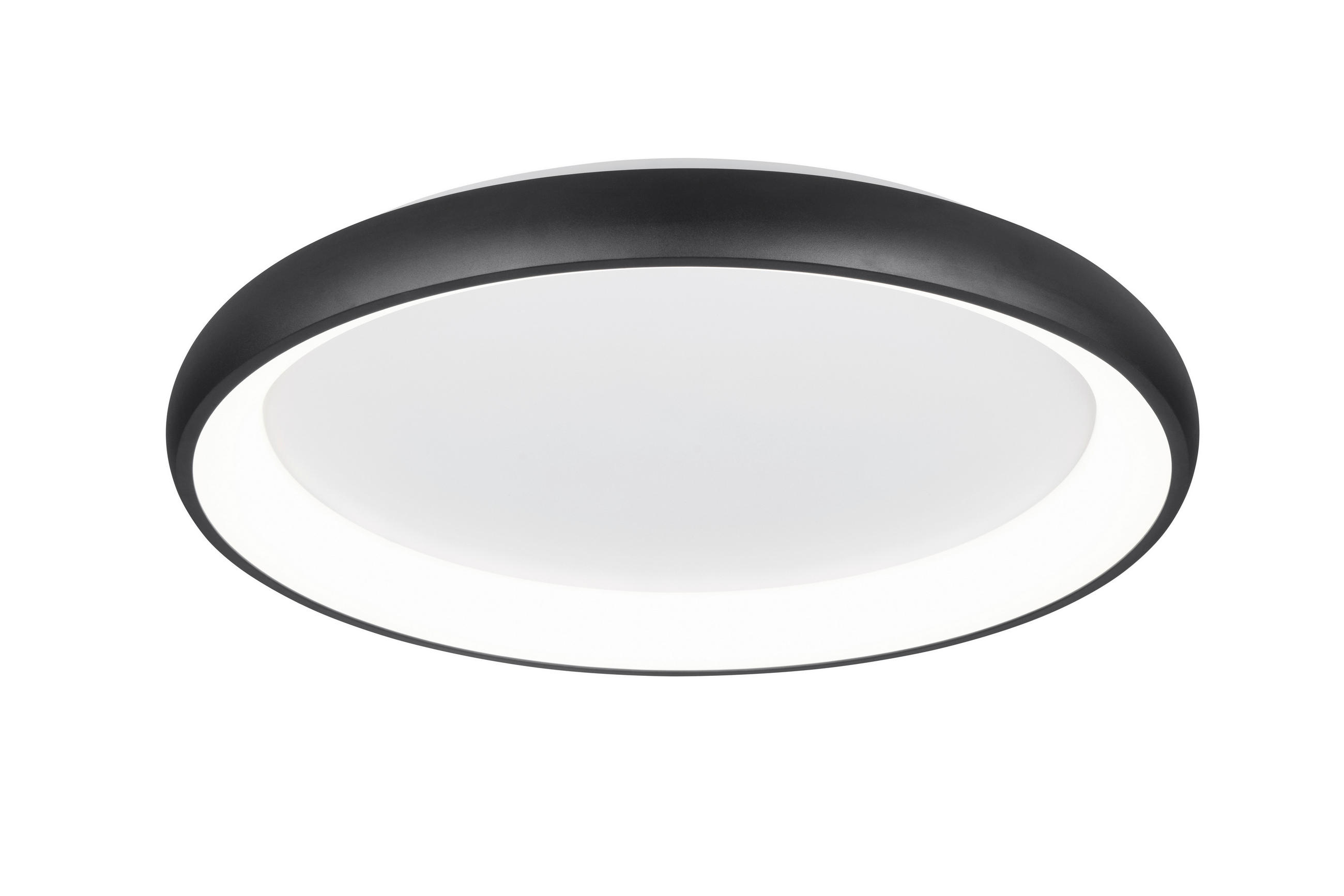 STROPNÍ LED SVÍTIDLO, 75/9,5 cm  - černá, Design, kov (75/9,5cm) - Trio Leuchten