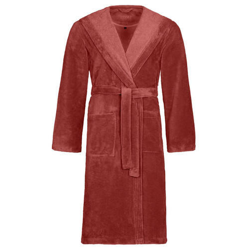 BADEMANTEL S Unisex  - Rot, Basics, Textil (Snull) - Vossen