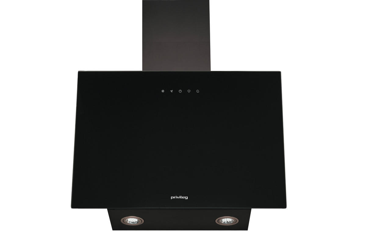 DUNSTABZUGSHAUBE DGHVP63LTK  - Schwarz, Basics, Glas - Privileg