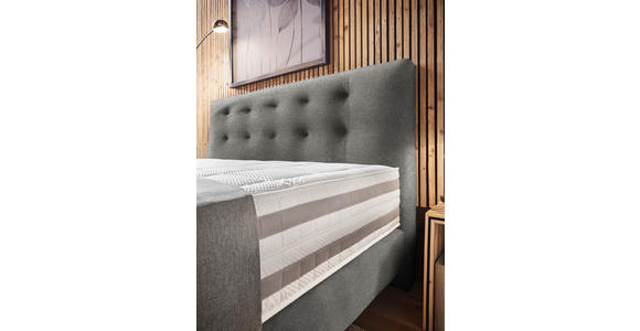 BOXSPRINGBETT 160/200 cm  in Taupe  - Taupe, KONVENTIONELL, Holz/Textil (160/200cm) - Dieter Knoll