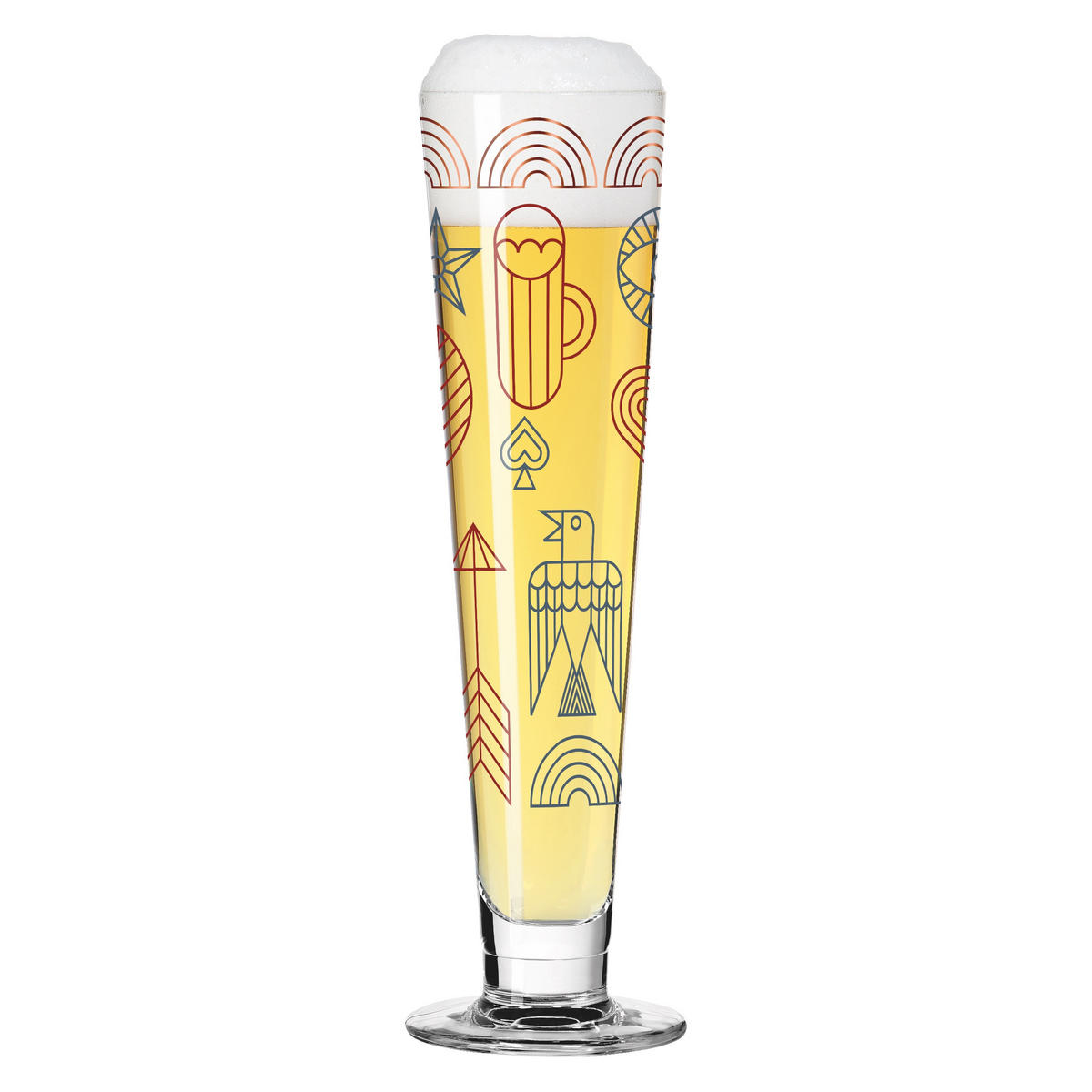 BIERGLAS 385 ml  - Multicolor, Trend, Glas (7,5/24,9/7,5cm) - Ritzenhoff