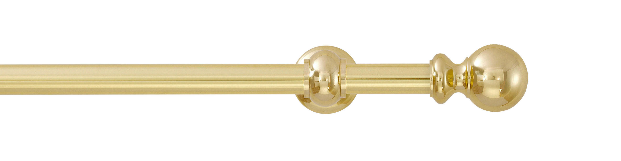 VORHANGSTANGE  145 cm  - Goldfarben, KONVENTIONELL, Metall (145cm)