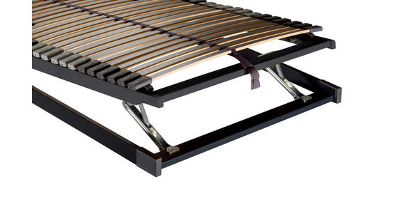 LATTENROST 90/200 cm  - Anthrazit/Gelb, Basics, Holz/Kunststoff (90/200cm) - Novel