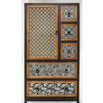 KOMMODE  in 60/124,5/38 cm  - Multicolor/Schwarz, ROMANTIK / LANDHAUS, Holz/Holzwerkstoff (60/124,5/38cm) - Landscape