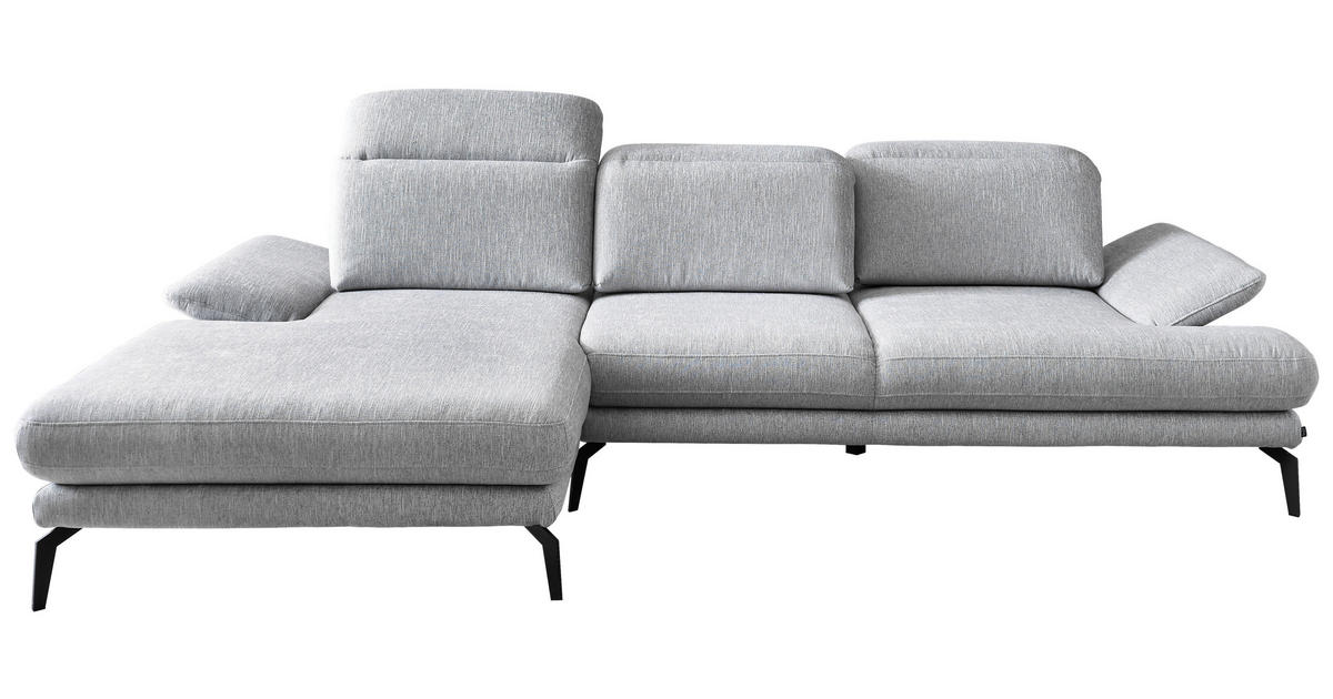 ÖSTERREICH DESIGN Wohnlandschaft L-Form in Hellgrau online kaufen