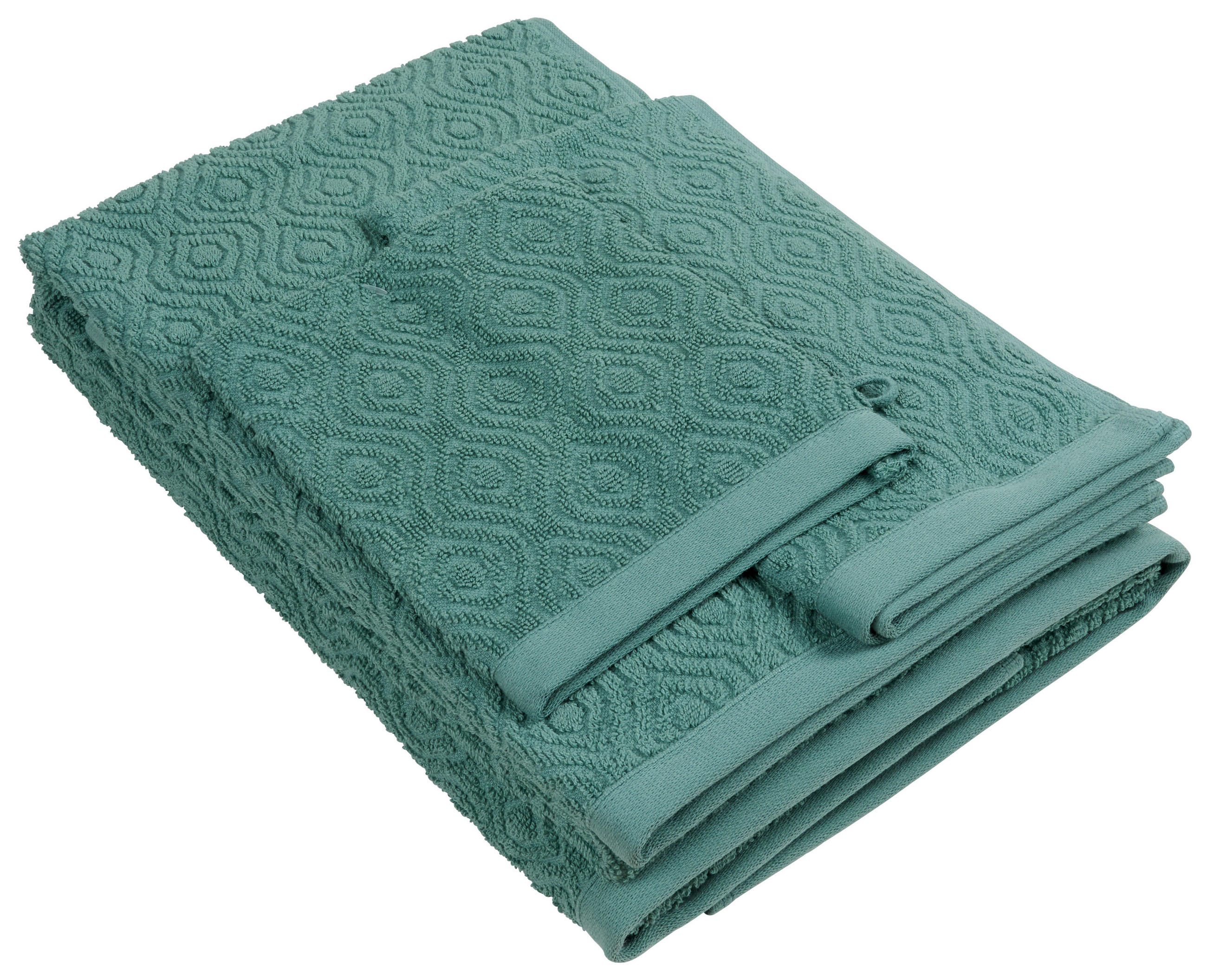 SET PEŠKIRA Santo  žalfijazelena  - žalfijazelena, Konvencionalno, tekstil - Esposa