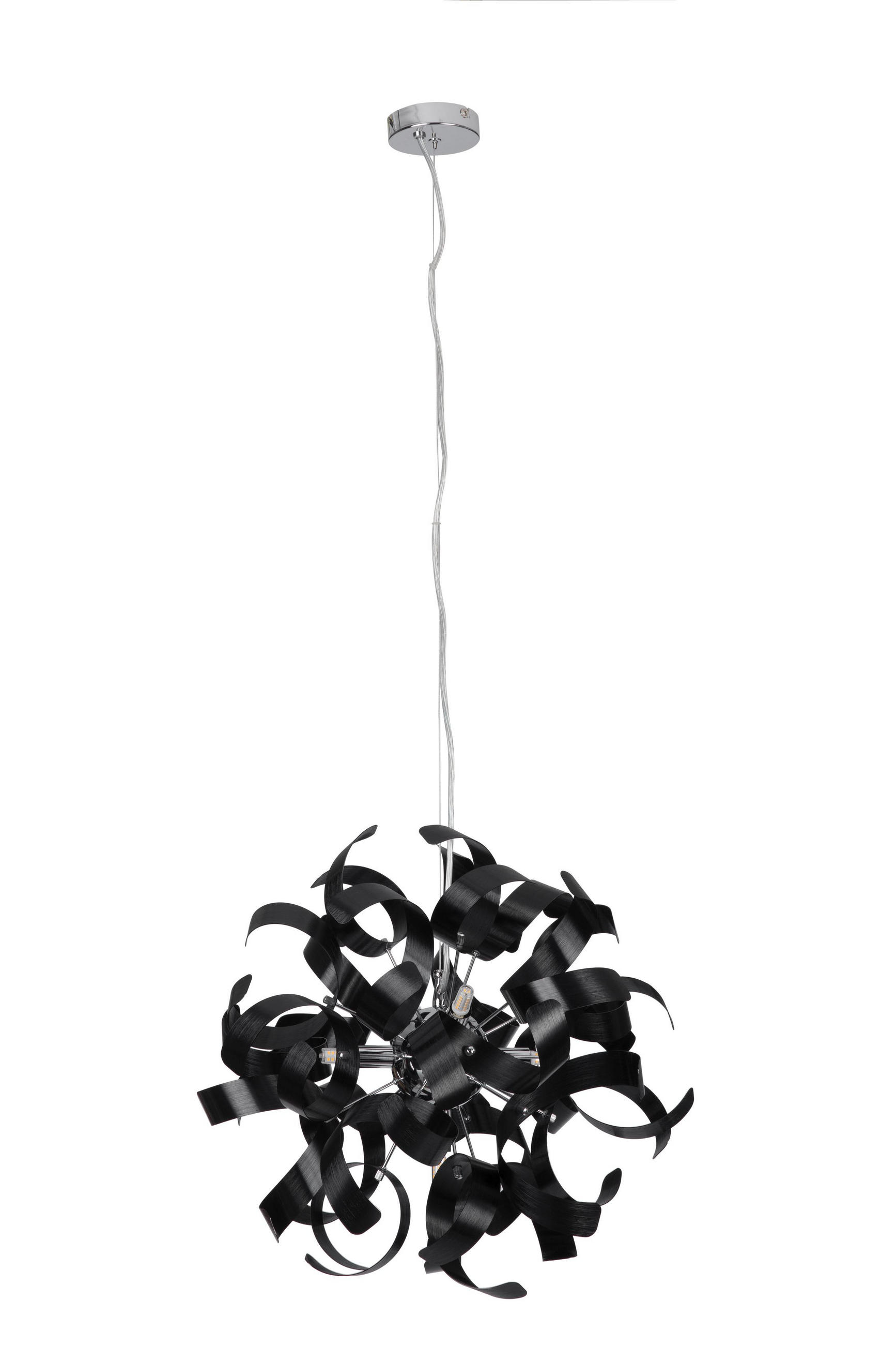 ZÁVĚSNÉ LED SVÍTIDLO, 40/180 cm  - černá, Design, kov (40/180cm) - Ambiente