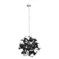 ZÁVESNÉ LED SVIETIDLO, 40/180 cm  - čierna, Design, kov (40/180cm) - Ambiente