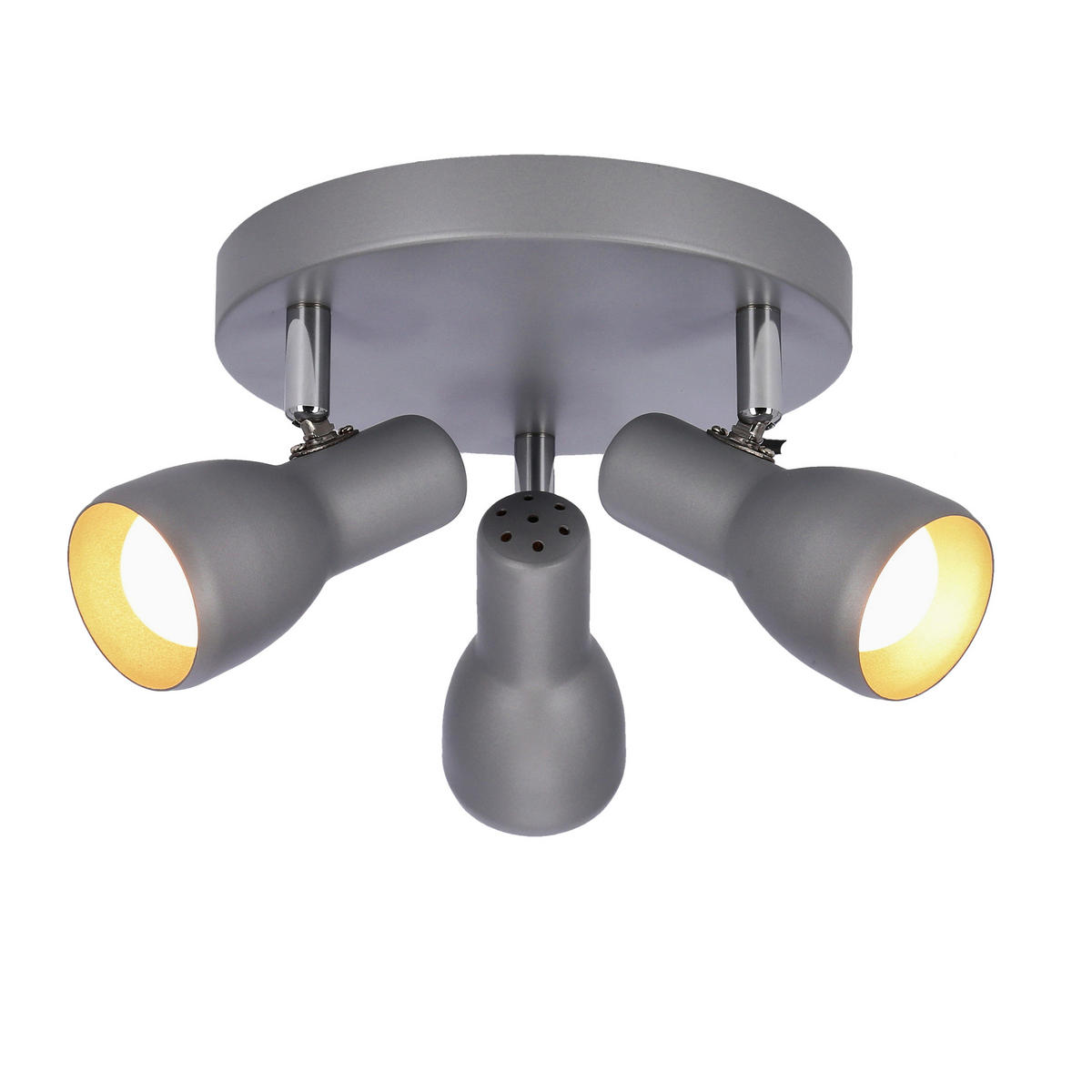 TAKLAMPA Picardo 29/29/12 cm  - silver/grå, Trend, metall (29/29/12cm)