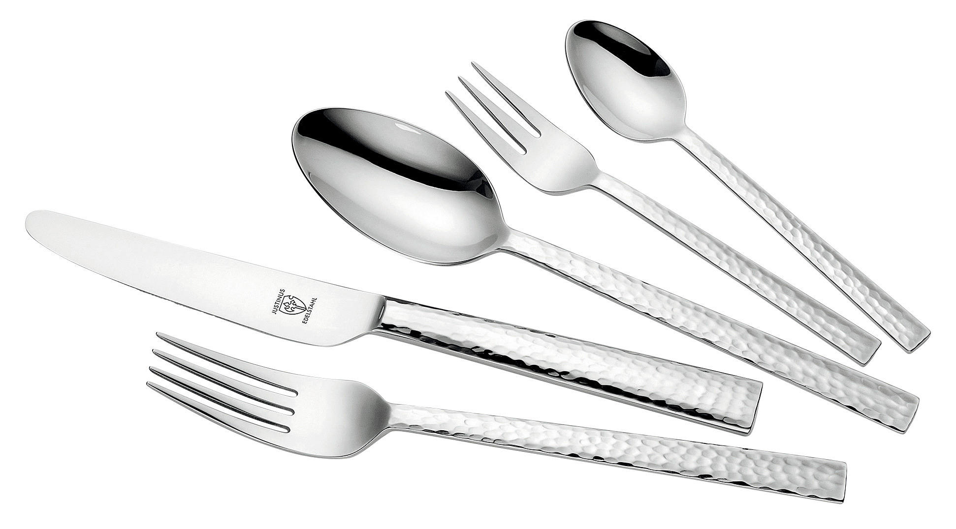 BESTECKSET Beat 60-teilig Edelstahl  - Basics, Metall (50,2/39,5/6,1cm) - Justinus