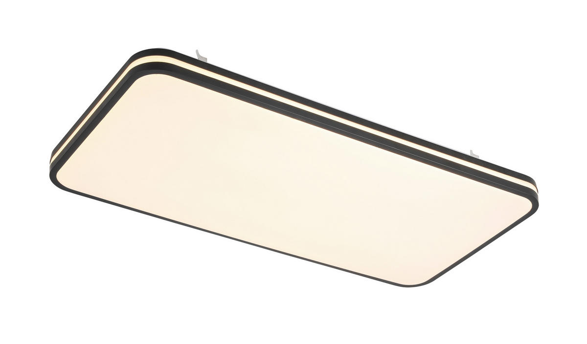 PLAFONIERĂ CU LED - alb/negru, Basics, plastic/metal (66/33/5,5cm) - Novel