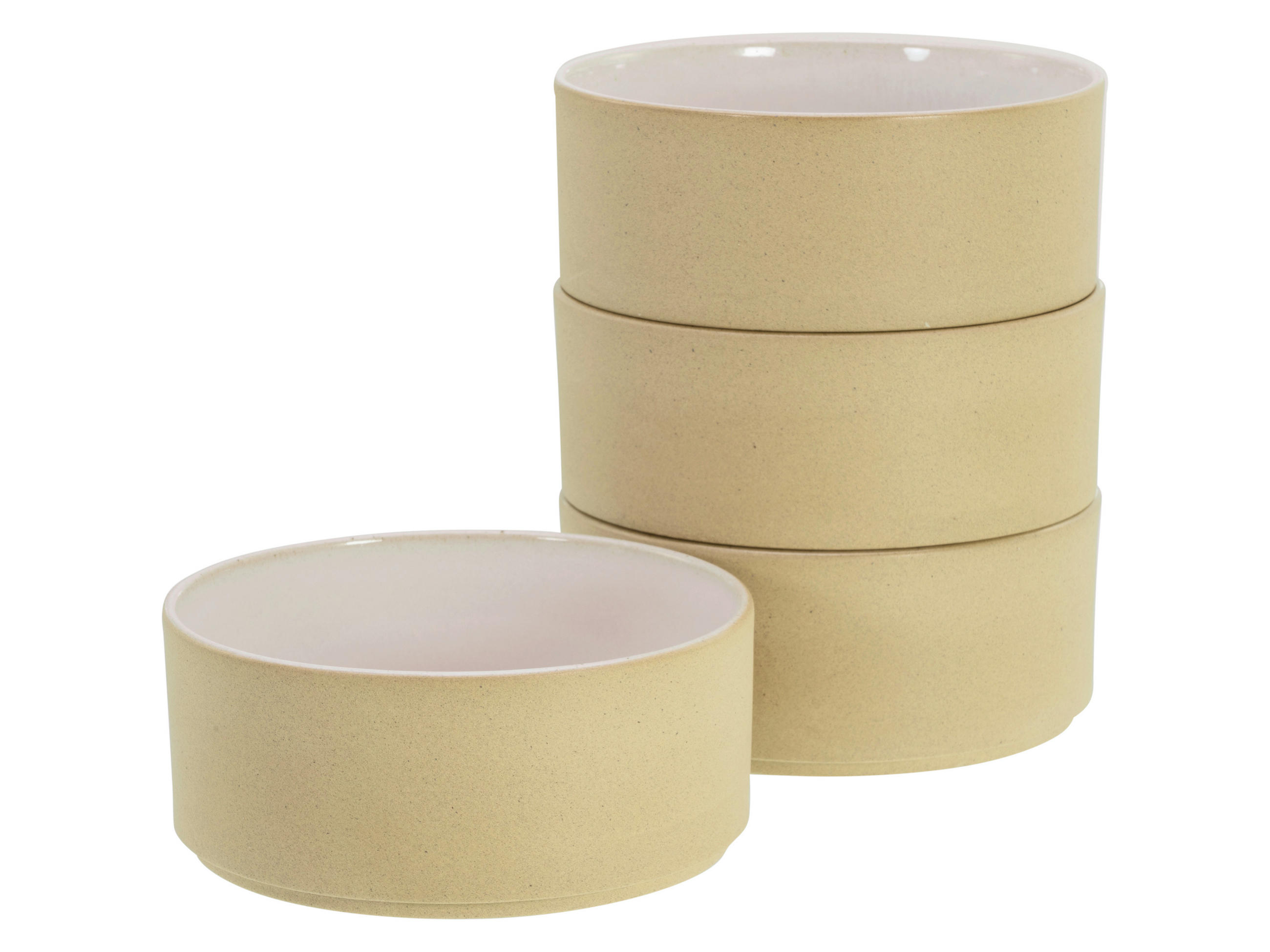 SET MED FRUKOSTSKÅLAR Futuro  - vit/beige, Basics, keramik (30,5/30,5/10cm) - Creatable