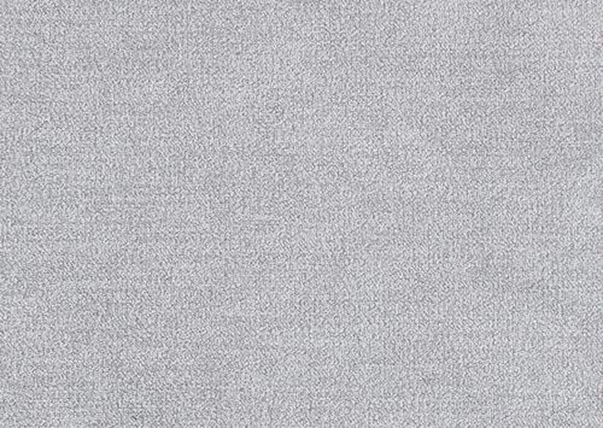 ECKSOFA in Webstoff Hellgrau  295/201 cm  - Silberfarben/Hellgrau, Design, Textil/Metall (295/201cm) - Hom`in