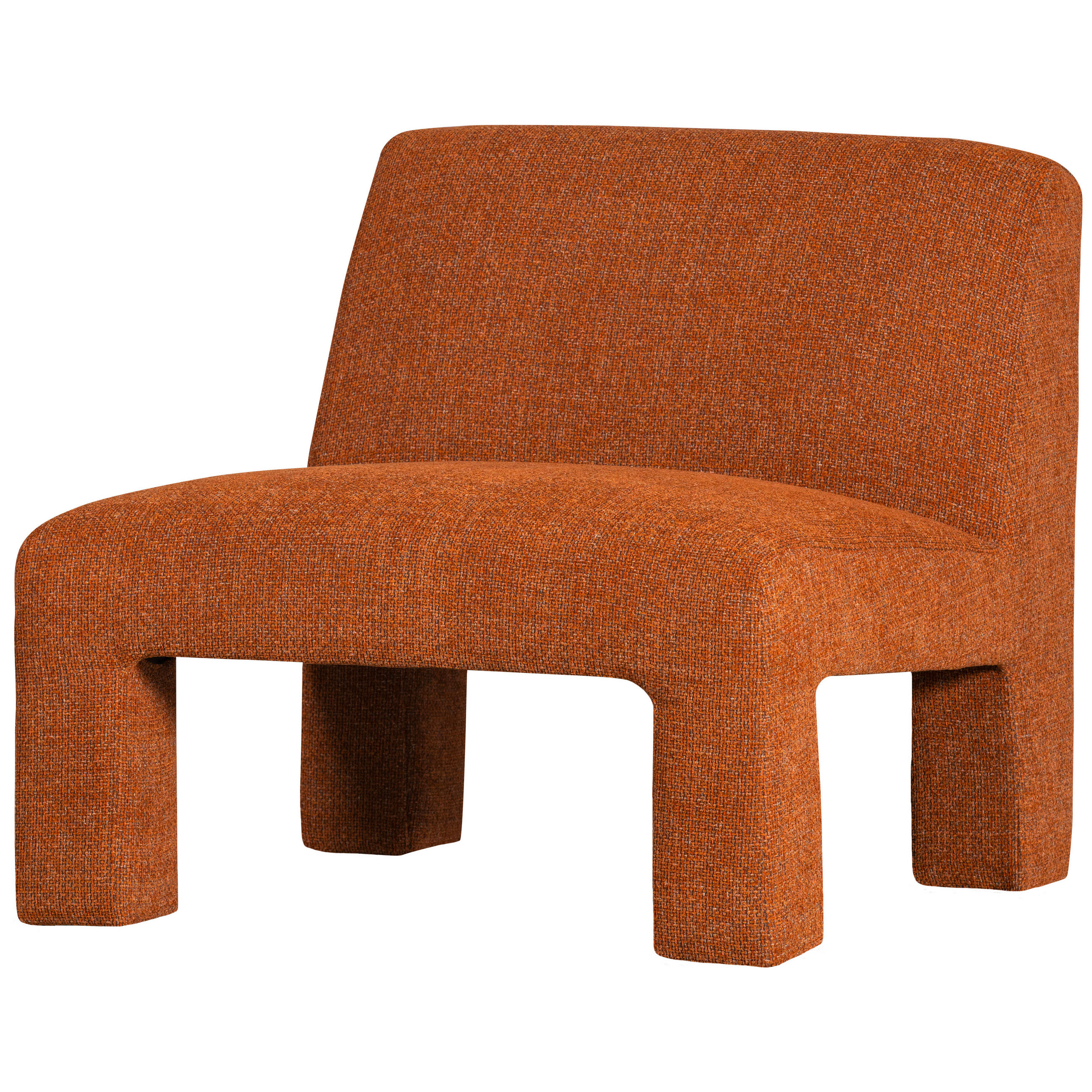 SESSEL in Webstoff Orange  - Orange, Design, Textil (74/73/84cm) - Livetastic