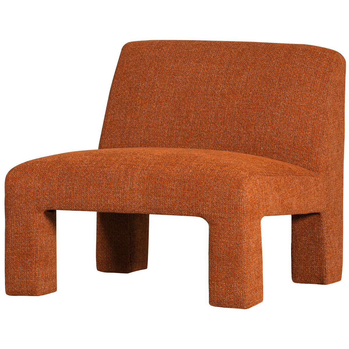 SESSEL in Webstoff Orange  - Orange, Design, Textil (74/73/84cm) - Livetastic
