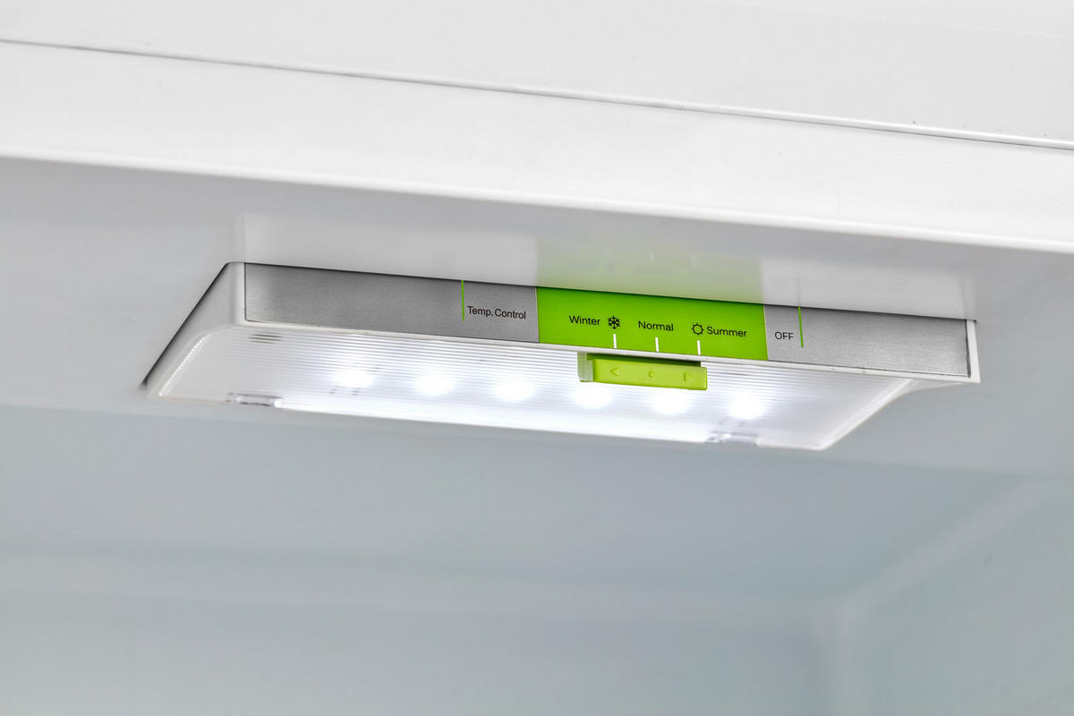 KÜHL-GEFRIER-KOMBINATION MDRE379FGE01  - Weiß, Basics, Kunststoff/Metall (54/178,5/55cm) - Midea