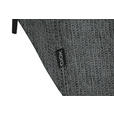 ECKSOFA in Webstoff Dunkelgrau  280/205 cm  - Dunkelgrau/Schwarz, Design, Textil/Metall (280/205cm) - Xora