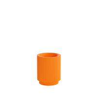 ZAHNPUTZBECHER Kunststoff  - Orange, Basics, Kunststoff (8,2/9,5/8,2cm) - Sadena