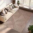 FLACHWEBETEPPICH 140/200 cm Pompei Beige  - Beige, KONVENTIONELL, Textil (140/200cm) - Novel