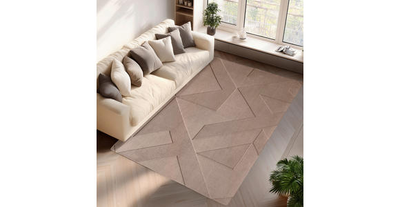 FLACHWEBETEPPICH 140/200 cm Pompei Beige  - Beige, KONVENTIONELL, Textil (140/200cm) - Novel