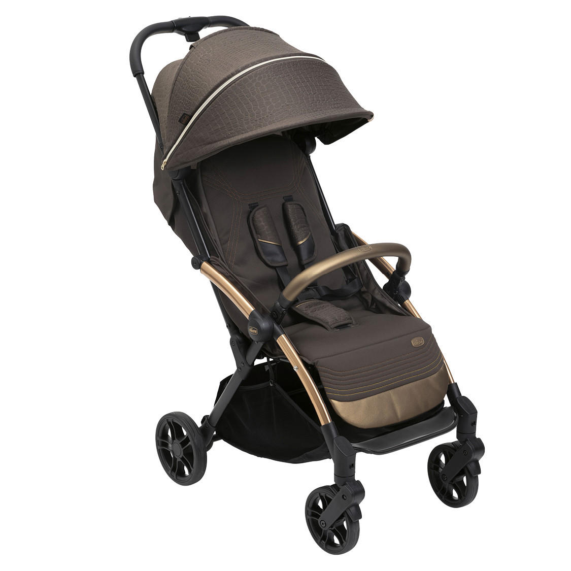 BUGGY GOODY XPLUS  - Bronzefarben, Basics, Textil/Metall (47/86/106cm) - Chicco