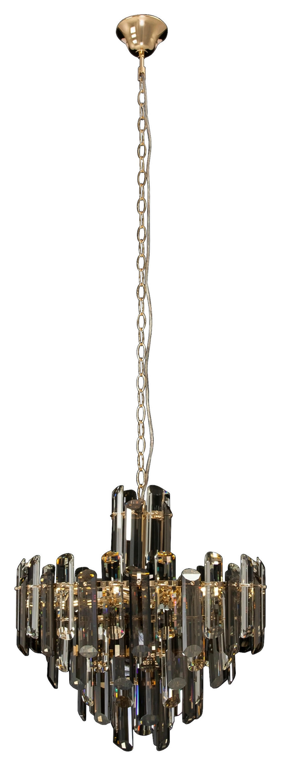 PENDELLEUCHTE 48,8/49,3/48,8 cm  - Goldfarben, Basics, Glas/Metall (48,8/49,3/48,8cm) - MAYTONI