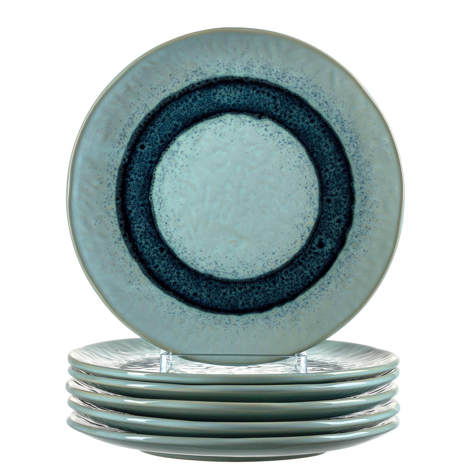 DESSERTTELLERSET Matera 6-teilig  - Blau, LIFESTYLE, Keramik (22,5cm) - Leonardo
