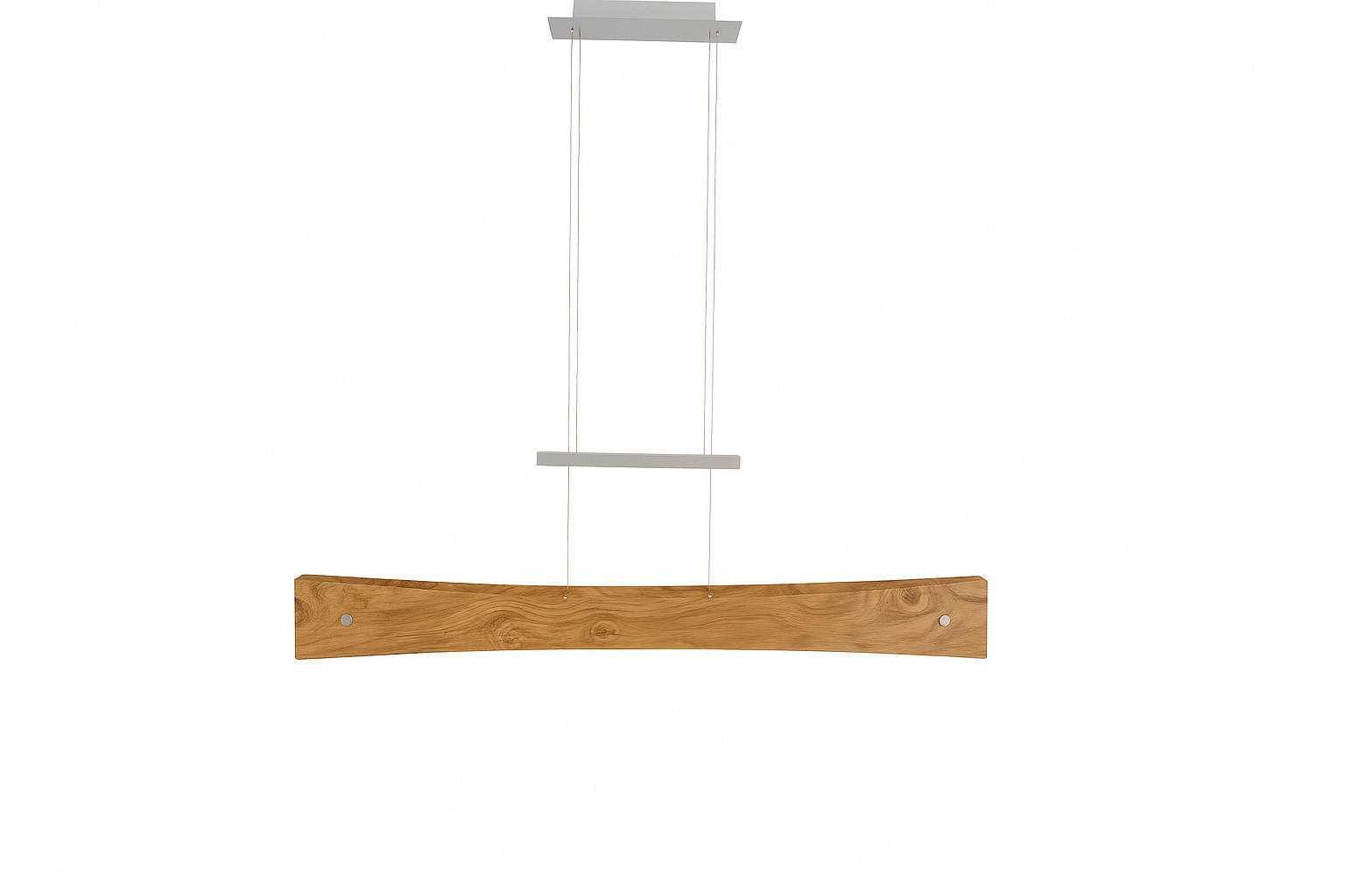 LED-HÄNGELEUCHTE Bodensee 118/19/150 cm  - Eichefarben, Natur, Holz/Metall (118/19/150cm) - Waldwelt