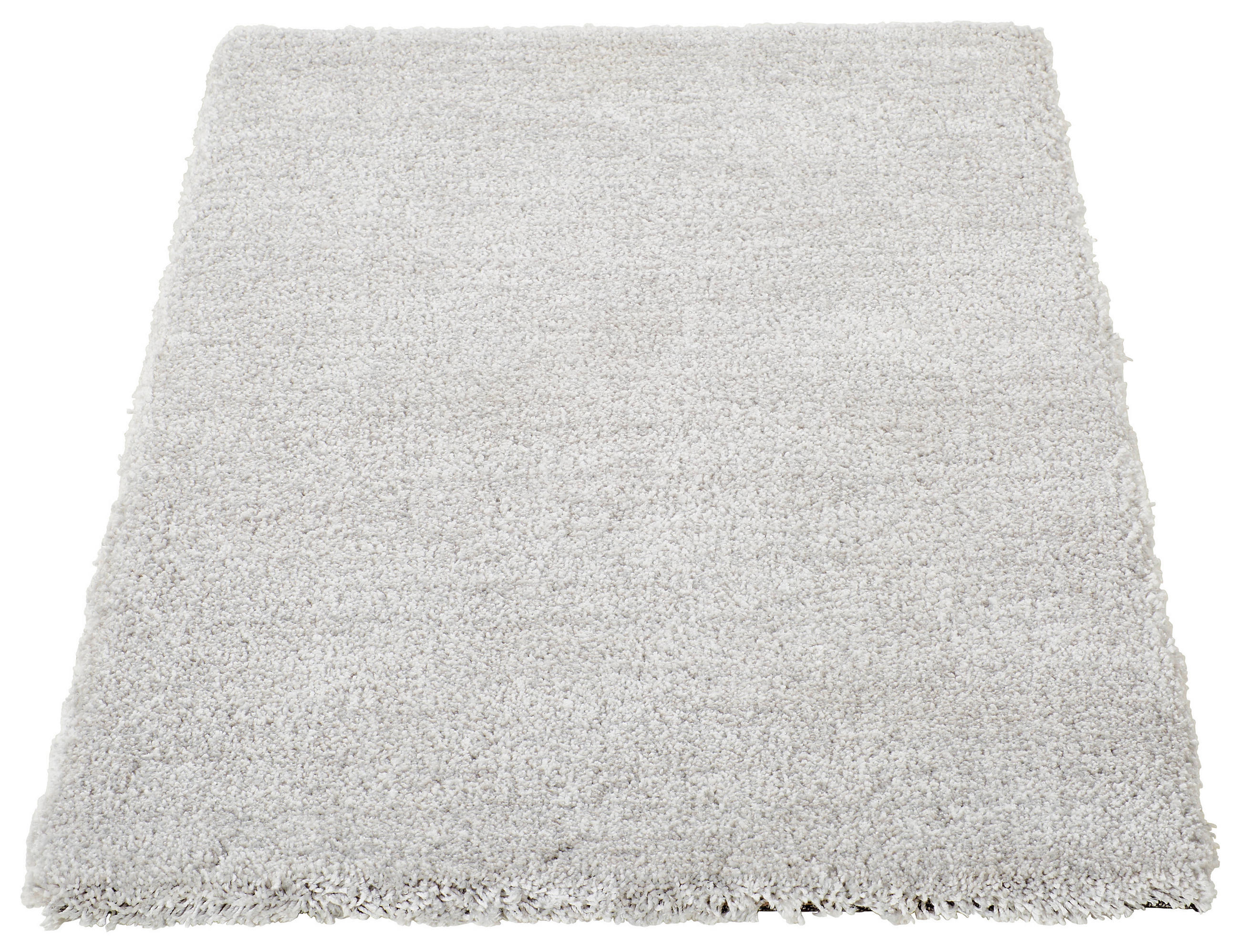 Thumbnail - Esprit Hochflorteppich Relaxx, Grau, Hellgrau, Textil, Uni, rechteckig, 70x140 cm, Hohenstein, Oeko-Tex® Standard 100, f...