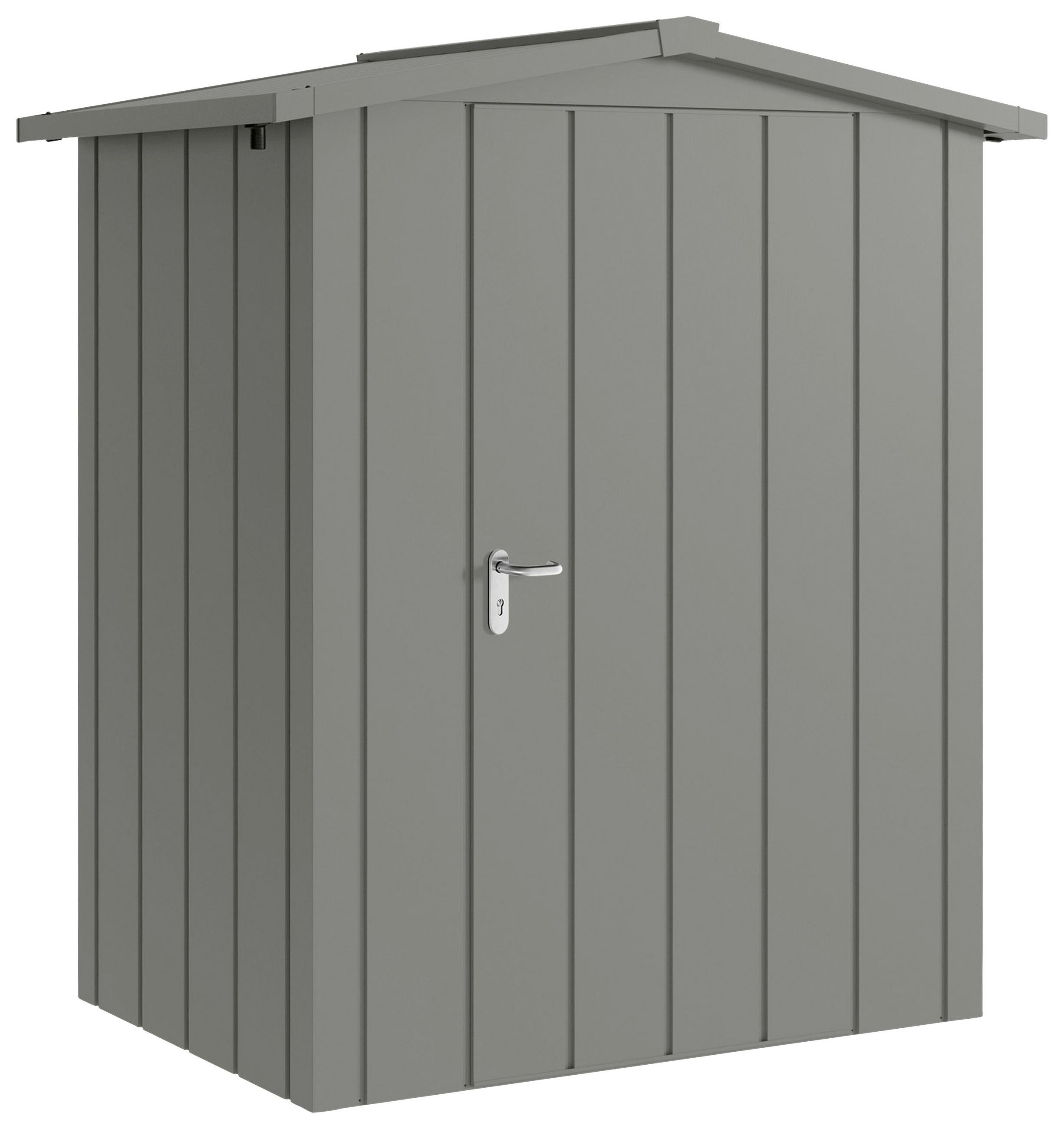 GERÄTEHAUS 189/219/133 cm  - Alufarben, Basics, Metall (189/219/133cm)