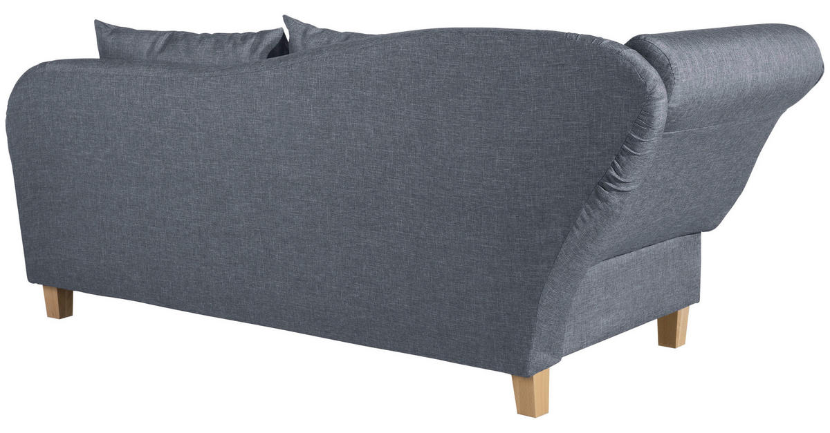 RÉCAMIERE in Flachgewebe Blau  - Blau, Design, Holz/Textil (190/88/82cm) - Max Winzer