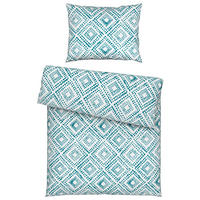 POSTELJINA ARA 140/200 cm krep tirkizna  - tirkizna, Osnovno, tekstil (140/200cm) - Esposa