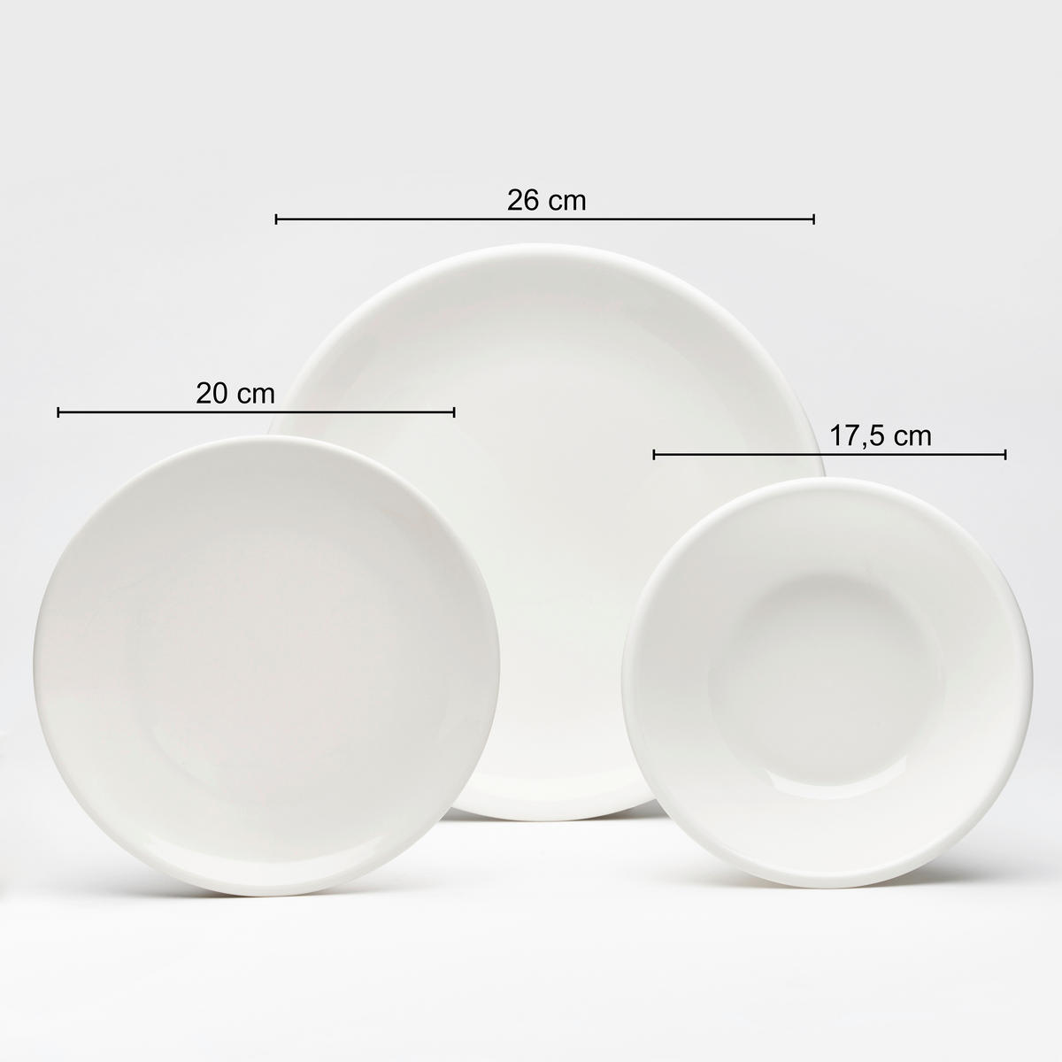KOMBISERVICE Weiß Pure 24-teilig 6 Personen  - Weiß, Basics, Keramik - Van Well