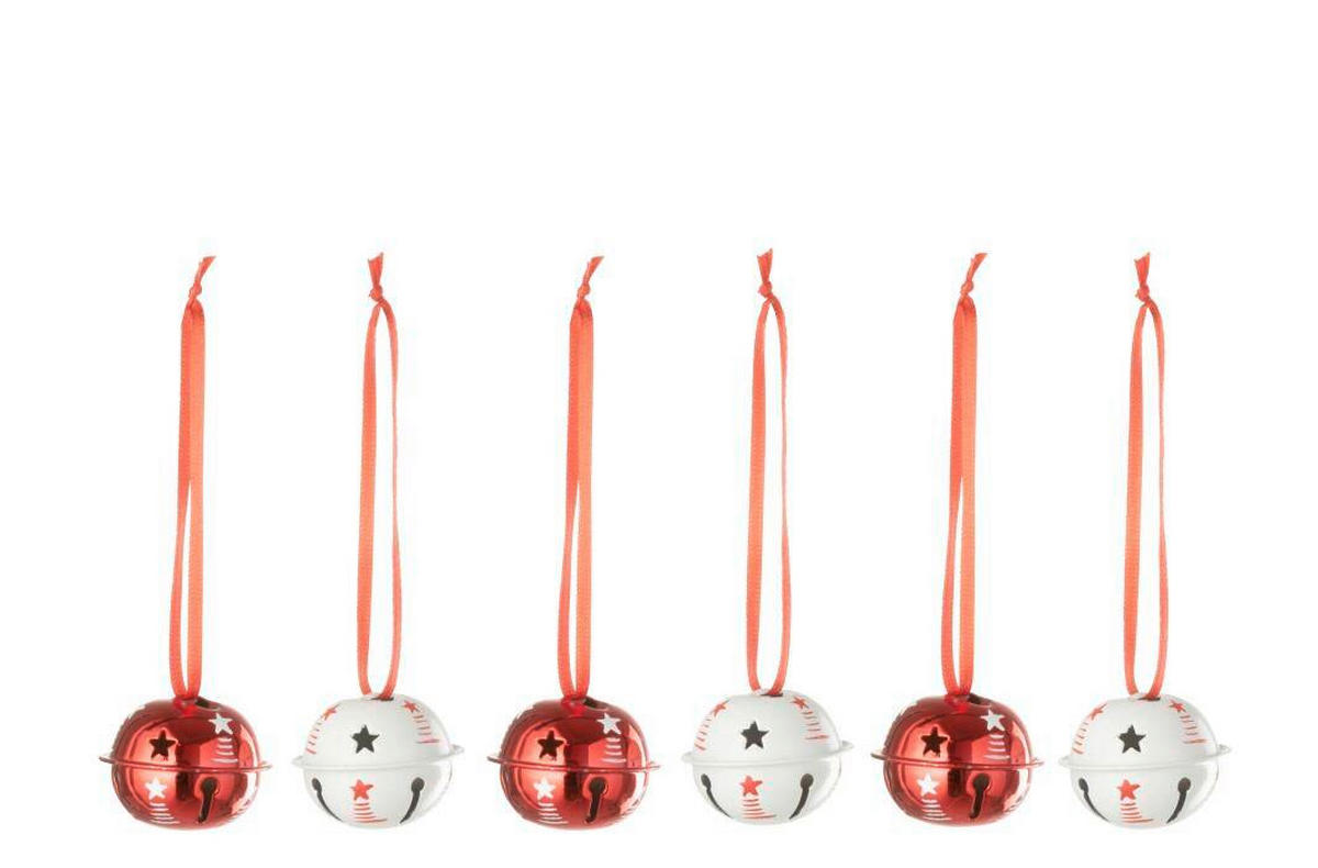 DEKOHÄNGER  - Weiss/Rot, Basics, Kunststoff (20/4/4cm)