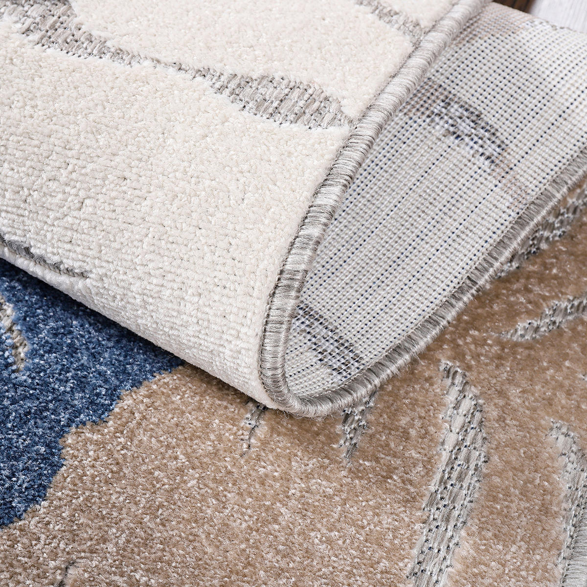 STAZA 80/200 cm   plava  Floral  - plava, Lifestyle, tekstil/plastika (80/200cm)