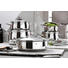 KOCHTOPFSET Edelstahl 4-teilig - Edelstahlfarben, Basics, Glas/Metall - WMF