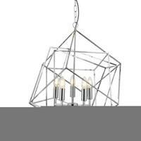 HÄNGLAMPA Cube 55/150 cm  - kromfärg, Design, metall (55/150cm)