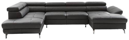 Novel SEDACIA SÚPRAVA, koža, čierna