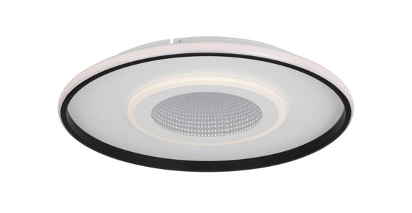 LED-DECKENLEUCHTE 50/5,5 cm   - Schwarz/Weiß, Trend, Kunststoff/Metall (50/5,5cm) - Novel