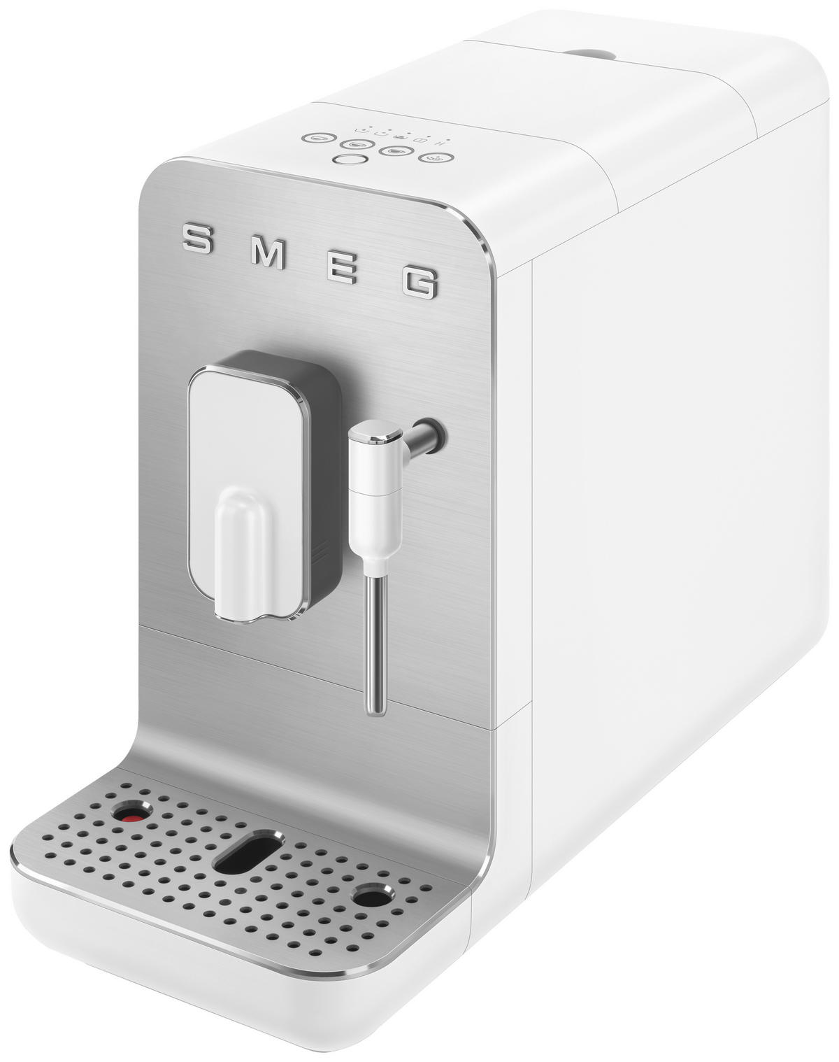 KAFFEEVOLLAUTOMAT 50'S STYLE  - Weiss/Edelstahlfarben, Basics, Kunststoff/Metall (18/33,6/43,3cm) - SMEG