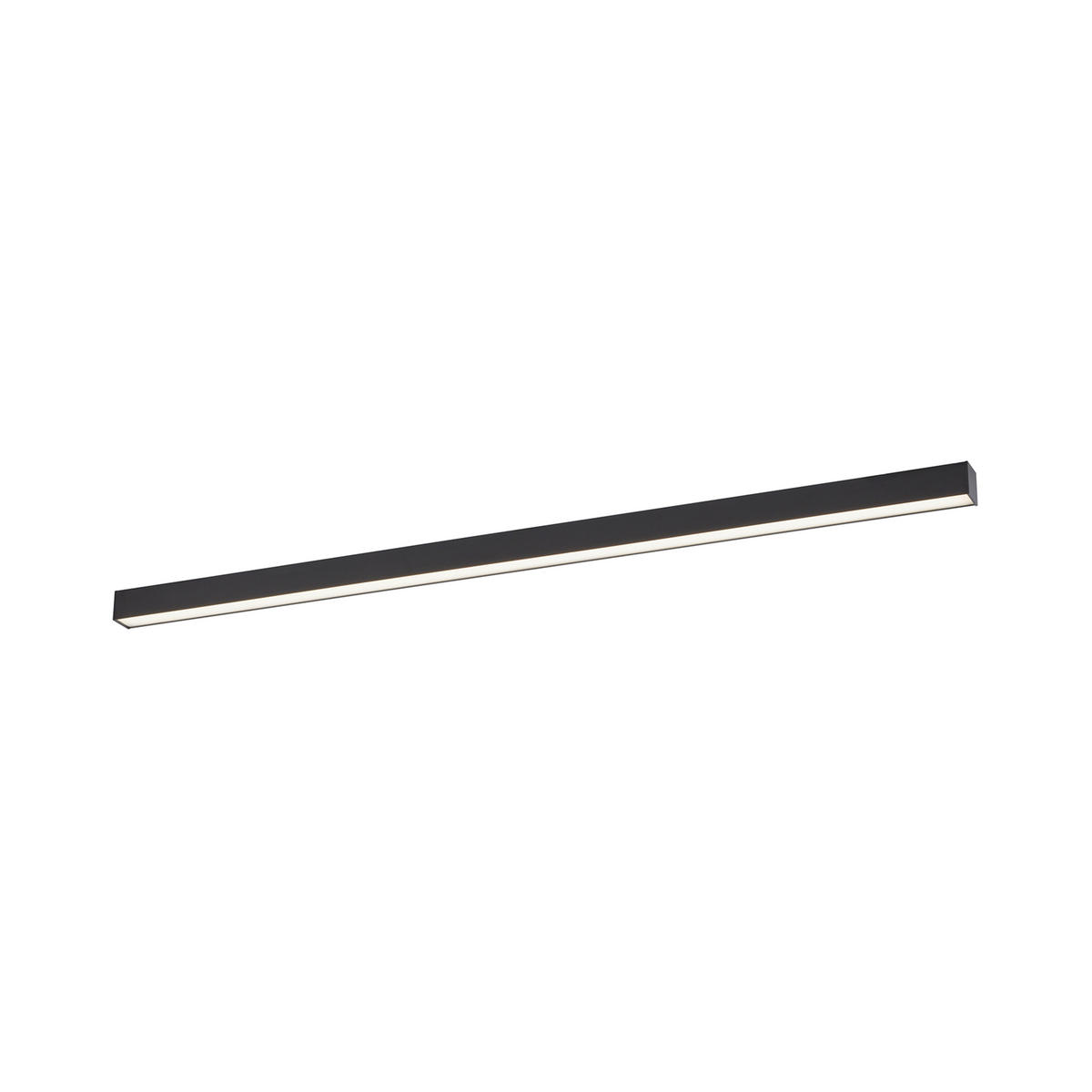 STROPNÍ LED SVÍTIDLO, 110/3,8/3,9 cm - antracitová, Design, kov/plast (110/3,8/3,9cm)