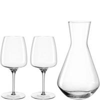 WEINSET - Klar, Basics, Glas (24,5/25,7/19,3cm) - Leonardo