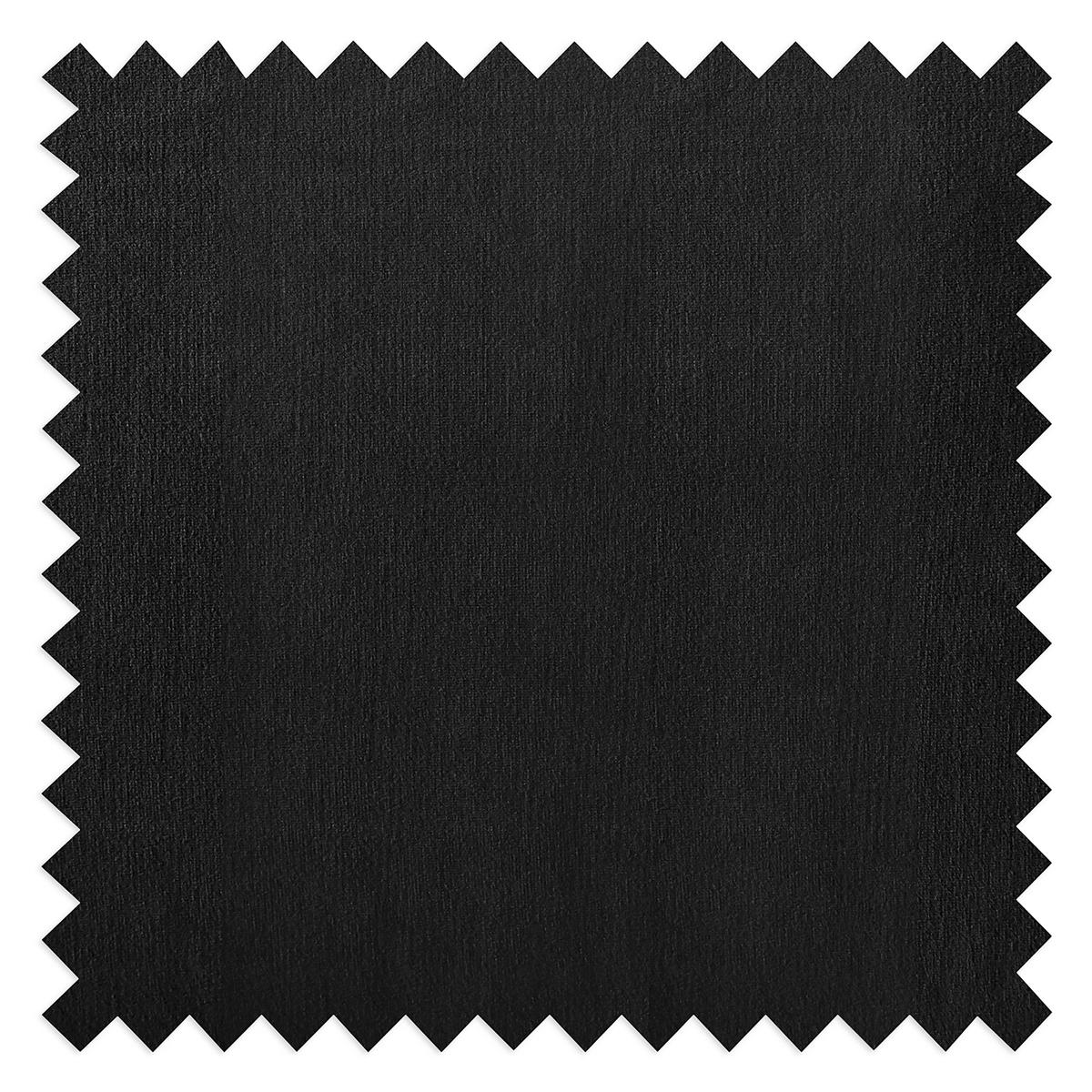 ECKSOFA Fresco in Samt Schwarz  325/228 cm  - Schwarz, Design, Kunststoff/Textil (325/228cm) - P & B