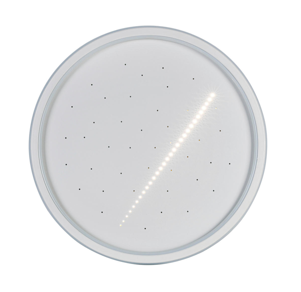 LED-DECKENLEUCHTE Kettering 45/5,5 cm   - Weiß, Trend, Kunststoff/Metall (45/5,5cm) - Novel