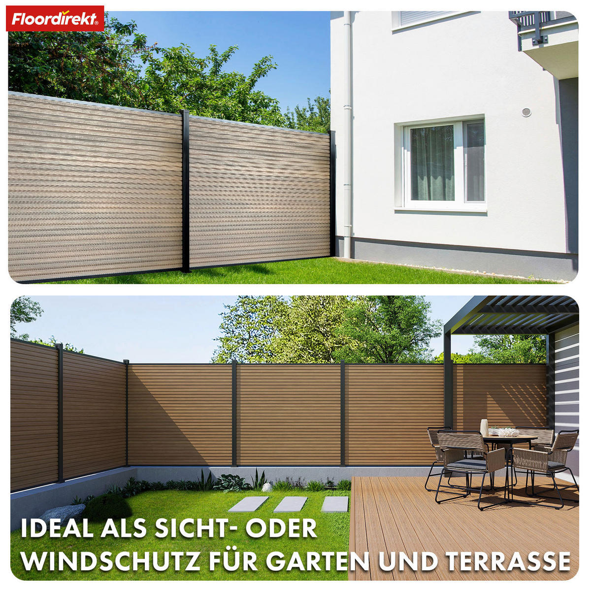 SICHTSCHUTZ - Basics (180/180cm) - Floordirekt