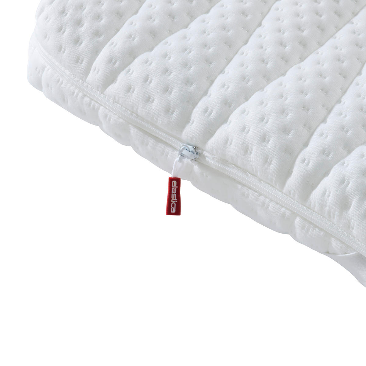 TOPPER 140/200 cm Höhe ca. 8 cm  - Weiss, Basics, Textil (140/200cm) - Elastica