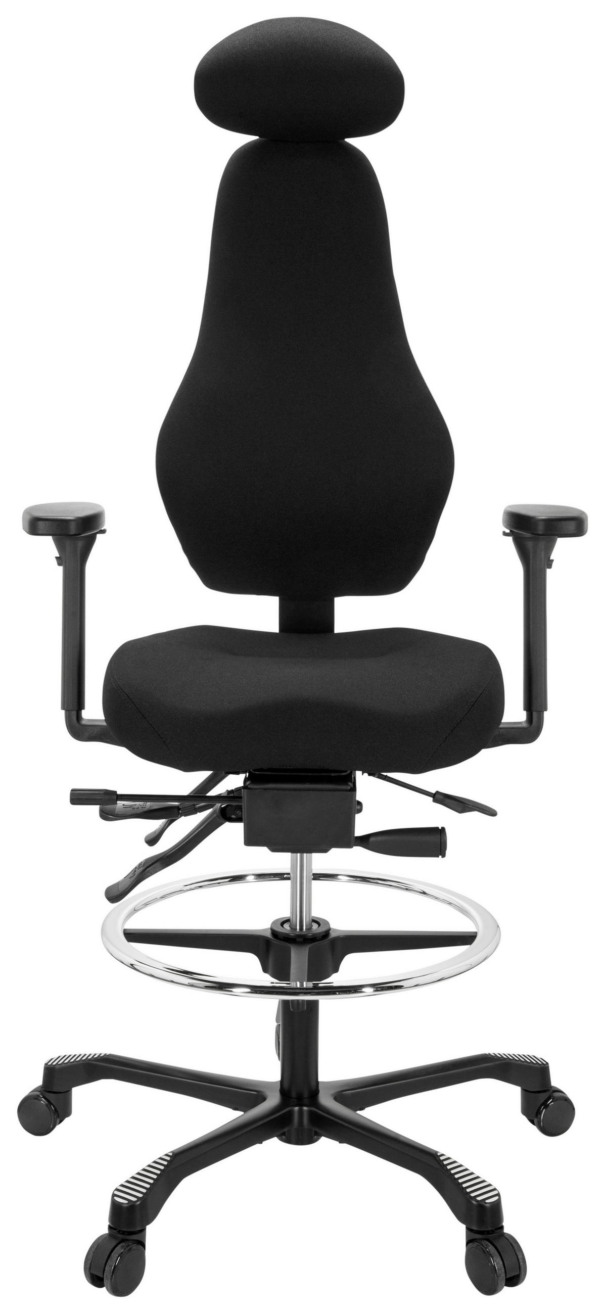 SNURRSTOL  i flatväv svart  - svart, Basics, metall/textil (70/126/54cm) - MID.YOU