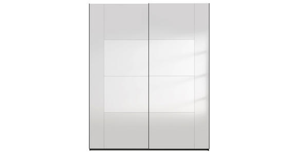 SCHWEBETÜRENSCHRANK 181/223/68 cm 2-türig  - Graphitfarben, Design, Glas/Holzwerkstoff (181/223/68cm) - Xora