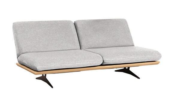 SCHLAFSOFA in Grau  - Schwarz/Grau, Design, Holz/Textil (204/92/90cm) - Dieter Knoll